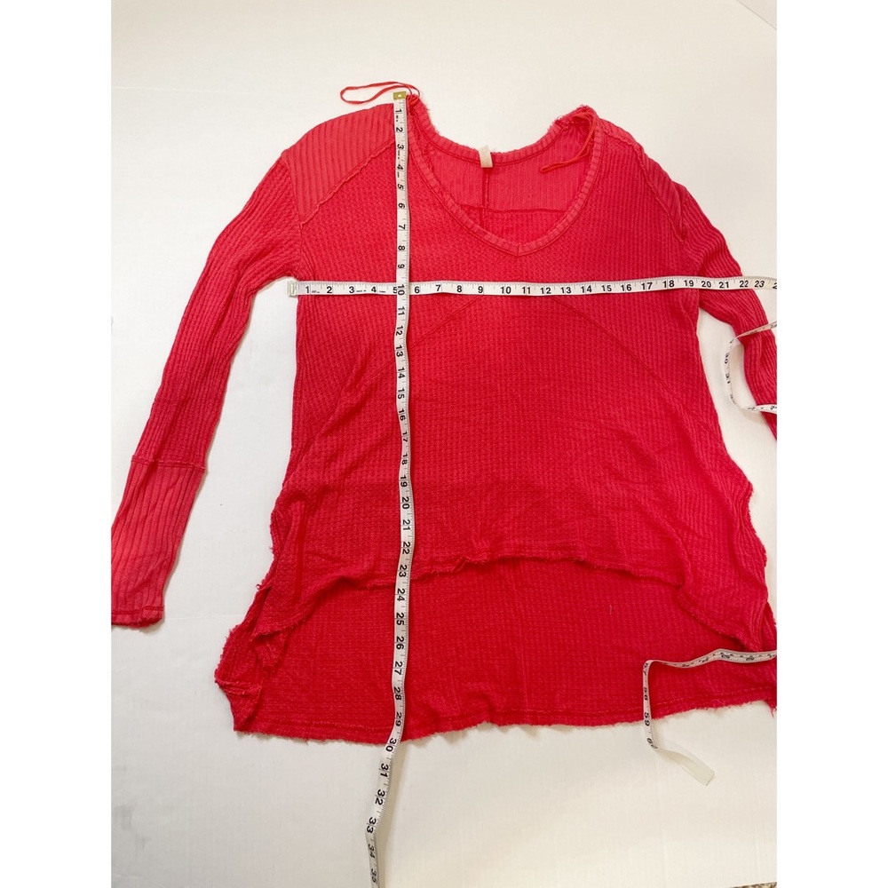 Free People NWOT Sunset Park Drippy Thermal Tunic Top - Picture 5 of 5